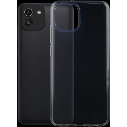 Mobigear Ultra Thin Coque Transparente Samsung Galaxy A03 Coque arrière en TPU Souple Extra-fin - Transparent