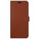Valenta Gel Skin Housse iPhone 13 Pro Etui en Cuir Véritable Porte-Monnaie - Marron