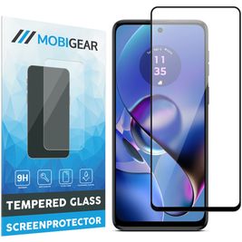 Mobigear Premium Motorola Moto G54 Verre trempé Protection d'écran - Compatible Coque - Noir
