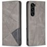 Mobigear Rhombus Slim Housse Samsung Galaxy S23 Plus Etui - Gris