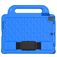 Mobigear Diamond Coque iPad 6 (2018) Coque de tablette pour enfants avec Poignée Enfants en EVA - Bleu