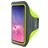 Mobiparts Comfort Fit Brassard Téléphone Samsung Galaxy S10e Brassard Coque de Sport en Neoprène - Neon Green