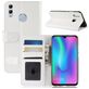 Mobigear Wallet Housse HONOR 10 Lite Etui Porte-Monnaie - Blanc