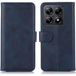 Mobigear Wallet Housse Xiaomi 14T Etui Porte-Monnaie - Bleu