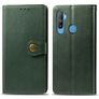 Mobigear Snap Button Housse Realme C3 Etui Porte-Monnaie - Vert