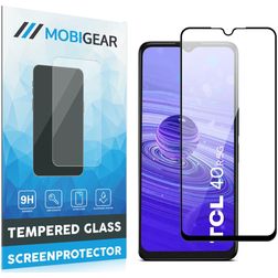 Mobigear Premium TCL 40R Verre trempé Protection d'écran - Compatible coque