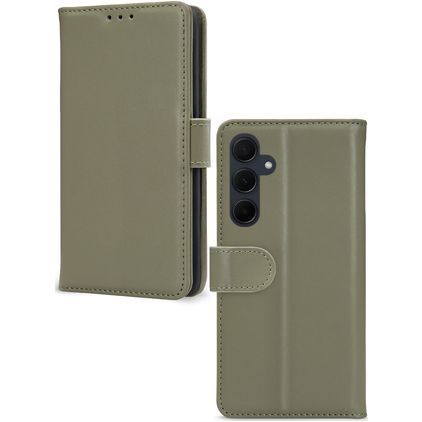 Mobilize Premium Gelly Wallet Housse Samsung Galaxy A35 Etui Porte-Monnaie - Vert