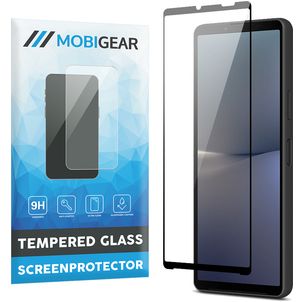Mobigear Premium Sony Xperia 10 V Verre trempé Protection d'écran - Compatible Coque - Noir