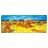 Mobigear Anti-Slip Tapis de souris - 40 x 90 cm - Wheat stacks in Provence