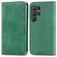 Mobigear Retro Slim Housse Samsung Galaxy S25 Ultra Etui Porte-Monnaie - Vert