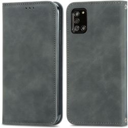 Mobigear Retro Skin Wallet Case Gray Samsung Galaxy A32 5G