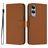 Mobigear Urban Wallet Samsung Galaxy S25 Edge Étui Portefeuille - Marron