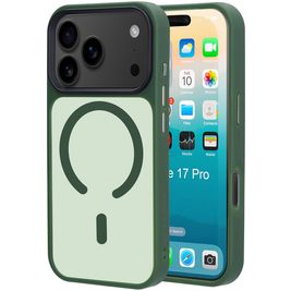 Mobiparts Hardcover Coque iPhone 17 Pro MagSafe Coque arrière Rigide - Satin Green