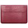 Mobigear Envelope Croco Pochette Ordinateur portable 15 - 16 Pouces Housse ordinateur - Rouge
