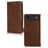 Mobilize Wallet Housse iPhone Air Etui en Cuir Véritable Porte-Monnaie - Marron