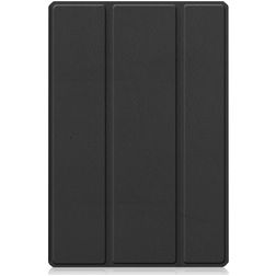 Mobigear Tri-Fold Gel Coque Samsung Galaxy Tab A8 10.5 (2021) Etui en TPU,Similicuir - Noir