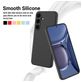 Mobigear Rubber Touch Coque Samsung Galaxy S25 FE Coque arrière en Silicone - Noir