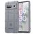 Mobigear Rugged Shield Coque Google Pixel 7 Coque arrière en TPU Souple Anti-Chocs - Gris