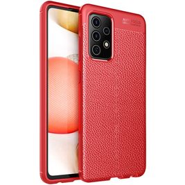 Mobigear Luxury Coque Samsung Galaxy A72 Coque arrière en TPU Souple - Rouge