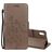 Mobigear Flowers iPhone XR Étui Portefeuille - Gris
