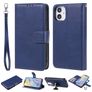 Mobigear Wallet Housse iPhone 12 Mini Etui avec Coque Détachable Porte-Monnaie - Bleu