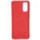 Mobiparts Coque Samsung Galaxy S20 Coque arrière en Silicone - Scarlet Red