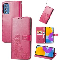 Mobigear Clover Housse Samsung Galaxy M52 Etui Porte-Monnaie - Magenta