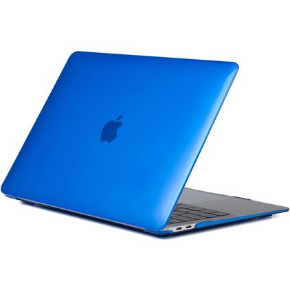 Mobigear Glossy MacBook Air 13 Pouces (2018-2020) Coque - Dark Blue - Model A1932 / A2179 / A2337