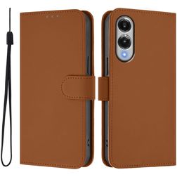 Mobigear Urban Wallet Housse Samsung Galaxy S25 Edge Etui Porte-Monnaie - Marron