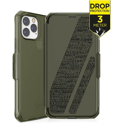 ITSkins SpectrumFolio Housse iPhone 11 Pro Etui - Kaki