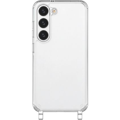 Mobigear Mix & Match Transparent Samsung Galaxy S23 FE TPU souple Coque avec cordon - Transparent