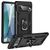Mobigear Armor Ring Coque Google Pixel 7 Coque arrière Rigide Anti-Chocs avec Anneau-Support - Noir