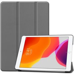Mobigear Tri-Fold Coque iPad 8 (2020) Etui - Gris