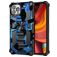 Mobigear Armor Stand Coque iPhone 13 Pro Max Coque arrière Rigide Anti-Chocs avec Support Amovible - Bleu