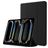 Mobigear Tri-Fold Gel Coque iPad Pro 11 Pouces (2024) Etui en TPU,Similicuir + Porte-crayon - Noir