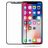 Mobilize Premium iPhone X Verre trempé Protection d'écran - Noir