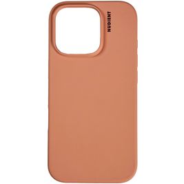 Nudient Base Coque iPhone 16 Pro Coque arrière en Silicone - Peach Orange Nudient Base Coque iPhone 16 Pro Coque arrière en Silicone - Peach Orange