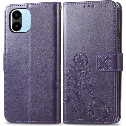 Mobigear Clover Housse Xiaomi Redmi A1 4G Etui Porte-Monnaie - Violet
