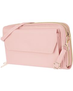 Antonio Fonzo Crossbody Clutch Sac Téléphone - Large - Rose