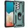 Mobigear Armor Ring Samsung Galaxy A53 Plastique rigide Coque arrière Antichoc avec bague de maintien - Vert