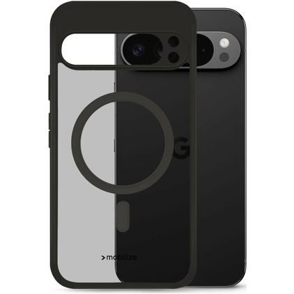 Mobilize Hybrid Coque Google Pixel 9 Pro XL MagSafe Coque arrière Rigide Anti-Chocs - Noir