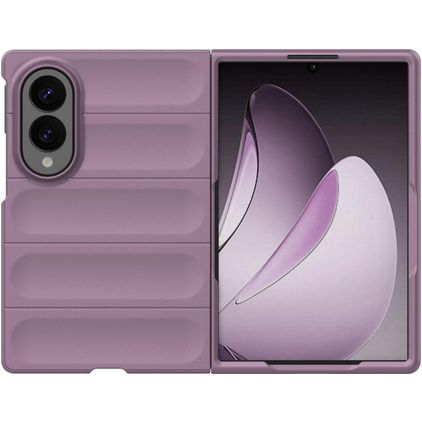 Mobigear Bumpy Coque Samsung Galaxy Z Fold 8 Coque arrière en TPU Souple - Violet