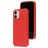 Mobiparts Coque iPhone 12 Mini Coque arrière en Silicone - Scarlet Red