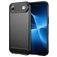 Mobigear Brushed Slim iPhone Air TPU souple Coque arrière - Noir