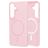 Mobiparts Slim Line Samsung Galaxy S26 MagSafe Plastique rigide Coque arrière - Blush Pink