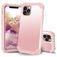 Mobigear Ultra Tough iPhone 11 Pro Max Plastique rigide Coque arrière Antichoc - Rose doré