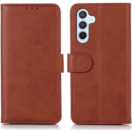 Mobigear Wallet Housse Samsung Galaxy A56 Etui Porte-Monnaie - Marron