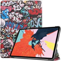 Mobigear Tri-Fold Coque iPad Air 4 (2020) Etui - Graffiti
