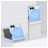 Mobigear Colors Coque Samsung Galaxy Z Flip 8 Coque arrière Rigide - Blanc
