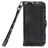 Mobilize Magnet Zipper Housse iPhone 13 Pro Etui avec Coque Détachable Porte-Monnaie - Noir